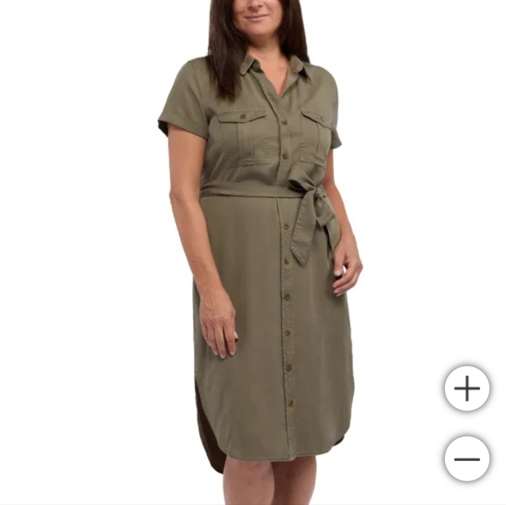 (Ew)Teddi Rose Ladies' Tencel Shirt Dress